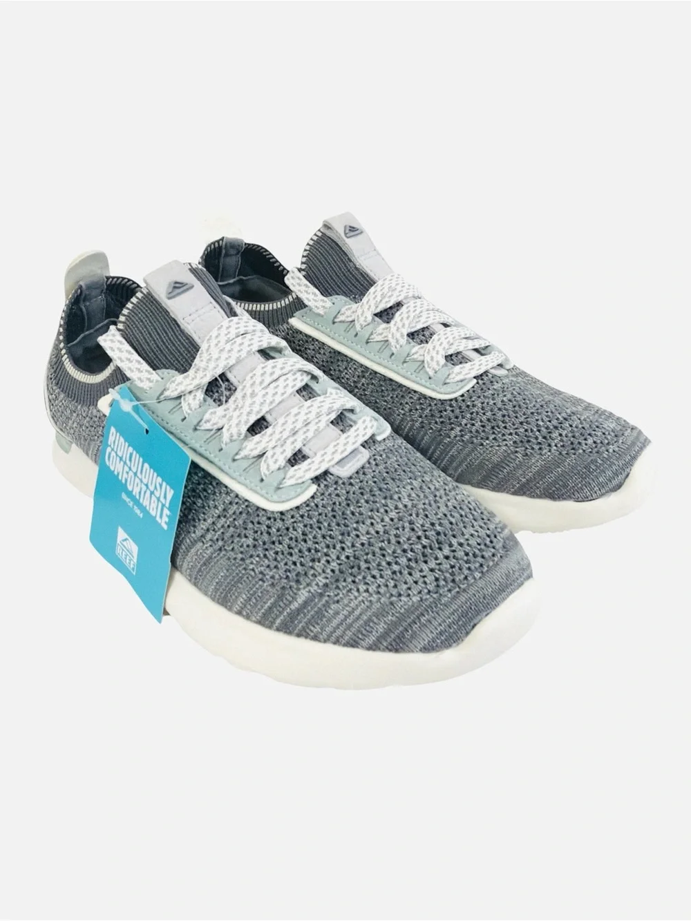 Reef Swellsole Valle Grey/Green Slip On Comfort Shoes CJ6808 Men's Size 7